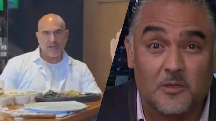 vicente Vicente Serrano denuncia que Gomís rompió sus lentes y le dijo: "lo único que sabes hacer es meterte con la gente cuando tienes un micrófono".