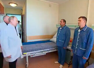 Putin visita soldados rusos heridos en hospital de Moscú Vladimir Putin