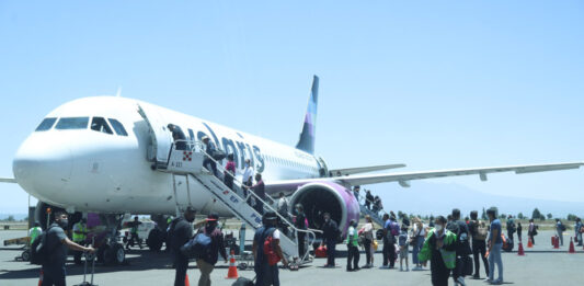 Barbosa indicó que buscará contrato con aerolíneas para reestablecer los vuelos nacionales e internacionales que se tenían desde Puebla.
