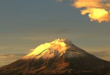 Mantienen semáforo Amarillo Fase 2 por caída de ceniza del Popocatépetl Alpinistas