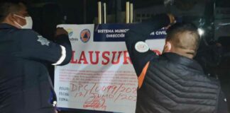 Centros nocturnos son clausurados en Cholula Centros