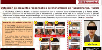 Suman 7 detenidos por linchamiento de Daniel Picazo DETENIDOS