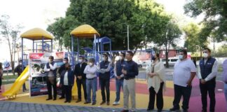 Rehabilitan Ecoparque Rotonda 2 de Abril en Héroes de Puebla Ecoparque