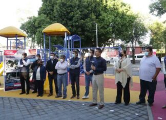 Rehabilitan Ecoparque Rotonda 2 de Abril en Héroes de Puebla Ecoparque