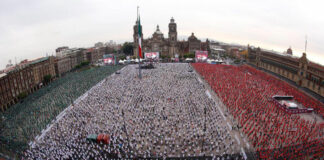 México impone Récord Guinness con clase masiva de boxeo México