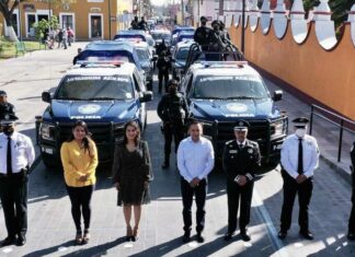Tlatehui entrega 7 nuevas patrullas a San Andrés Cholula Tlatehui