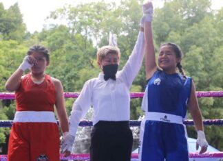Torneo de los Barrios de Box celebra su final en el zócalo Torneo