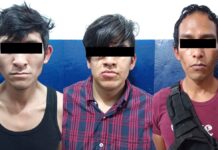Detienen a 3 hombres por robo a casa habitación en Puebla capital