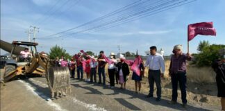 Atlixco realiza ampliación de drenaje sanitario en San Diego Acapulco