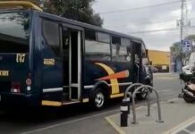 Microbús atropella a una mujer en Barrio de San Miguelito