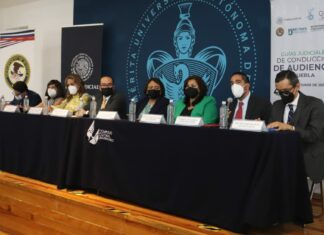 TSJ Puebla socializa las Guías Judiciales de Conducción de Audiencia