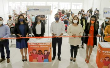 Inaugura Mundo Tlatehui “Módulo Naranja” en San Antonio Cacalotepec