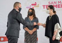 Entregan equipamiento a elementos de seguridad de Texmelucan