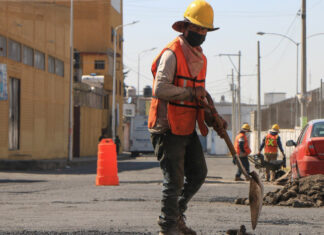 Tapan 8 mil baches en segunda etapa de trabajos en Puebla baches