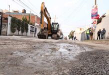 Pavimenta municipio 4 calles en Granjas de Puebla Calles