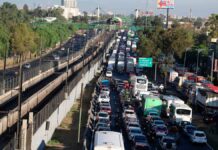 Transportistas bloquearon avenidas de CDMX por 4 horas transportistas