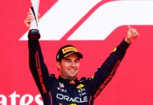 Sergio ‘Checo’ Pérez sube al podio en GP de Azerbaiyán Checo Azerbaiyán