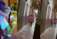 Mamá saca a su hija del antro a cinturonazos