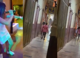 Mamá saca a su hija del antro a cinturonazos