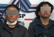 Caen 2 hombres con 100 dosis de droga en Coronango Hombres