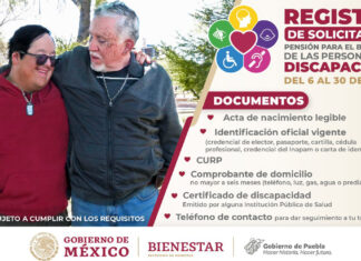 Inicia registro a Pensión para Personas con Discapacidad Permanente registro