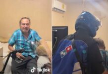 Abuelito pide pizza para que repartidor lo ayude a acostarse