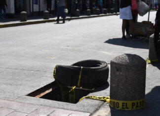 Robo de tapas de registros al alza en Puebla robo