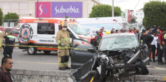 Chofer de Ruta 45-A provoca accidente; hay 9 heridos ruta