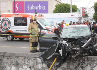 Chofer de Ruta 45-A provoca accidente; hay 9 heridos ruta