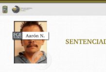Aarón participó en un secuestro; pasará 54 años en prisión Aarón