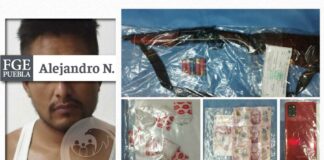 Vinculan a Alejandro por portar arma y narcóticos en Acatzingo Alejandro