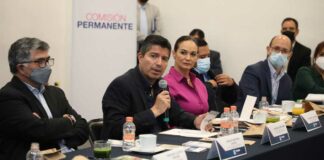 Eduardo Rivera reporta avances a la Comisión Permanente por Puebla Eduardo