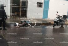 Muere ciclista tras caer en un registro de telefonía en Cholula