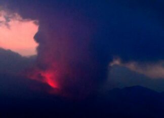 Japón en alerta máxima por erupción de volcán Sakurajima Japón