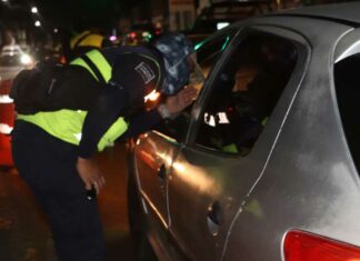 Operativo Alcoholímetro detecta a 36 conductores ebrios en Cholula Operativo