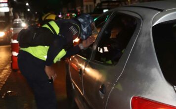 Operativo Alcoholímetro detecta a 36 conductores ebrios en Cholula Operativo