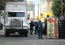Despliegan operativo en la 46 poniente