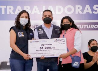 Entrega Mundo Tlatehui apoyos del Programa “Mujeres Trabajadoras con Futuro”