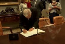 ¿Qué escribió AMLO en el libro de visitantes de la Casa Blanca?