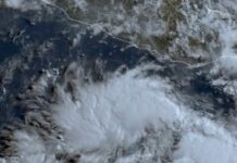 Se forma depresión tropical frente a costas de Guerrero y Oaxaca