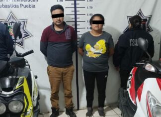 Detienen a 2 asaltantes en Texmelucan