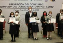 Premia SEP a alumnos ganadores en “La Olimpiada del Conocimiento Infantil 2022″