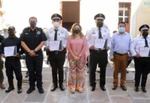 Entrega SSC Cholula reconocimientos a elementos destacados