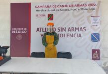 Inicia campaña de canje de armas en Atlixco