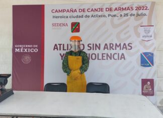 Inicia campaña de canje de armas en Atlixco