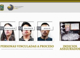 Aseguran 478 dosis de droga y detienen a 3 personas en Teziutlán