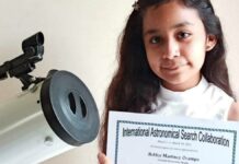 Estudiante mexicana de 11 años descubre un asteroide Estudiante Ashley