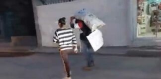 ¡Por unos chiles! Ladrón es exhibido en Texmelucan Chiles