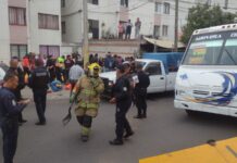 Choque entre microbuses deja 13 heridos en Avenida Filomeno