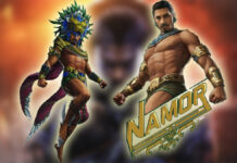Así luce la figura de acción de Tenoch como Namor figura